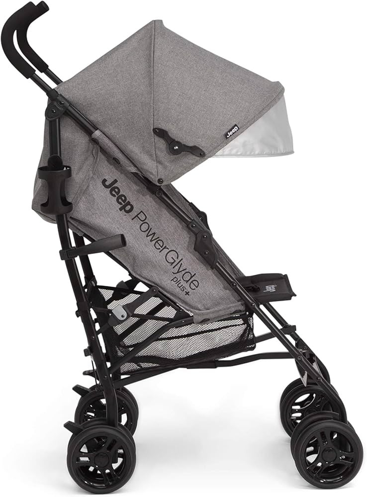 Jeep PowerGlyde Plus Stroller by Delta Children Lightweight Travel Stroller with Smoothest Ride, ... | Amazon (US)