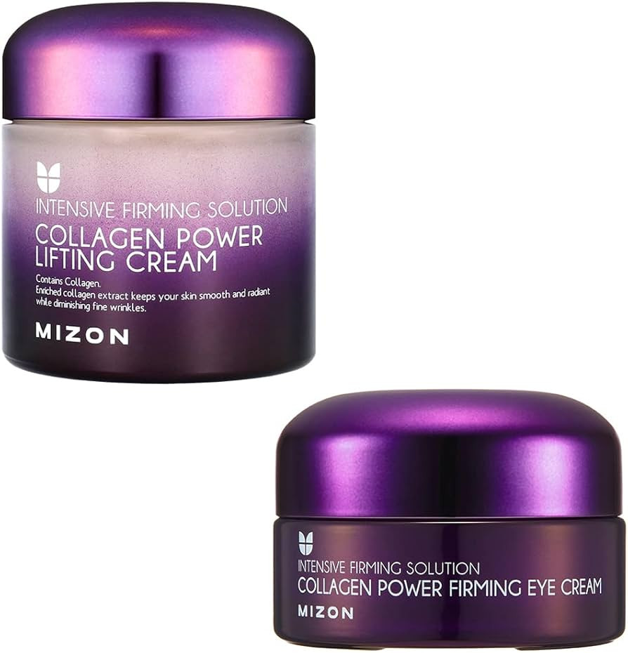 MIZON Collagen Line Collagen Power Firming Eye Cream 25ml + Collagen lifting cream 75ml, Collagen... | Amazon (US)
