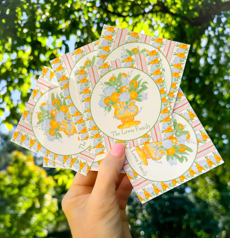 Fall Oranges Gift Tags | Etsy (Global)
