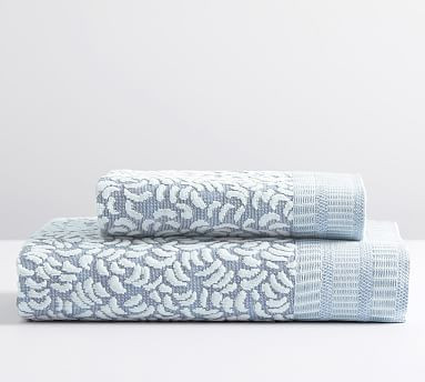 Rebecca Atwood Organic Swirl Sculpted Towels | Pottery Barn (US)