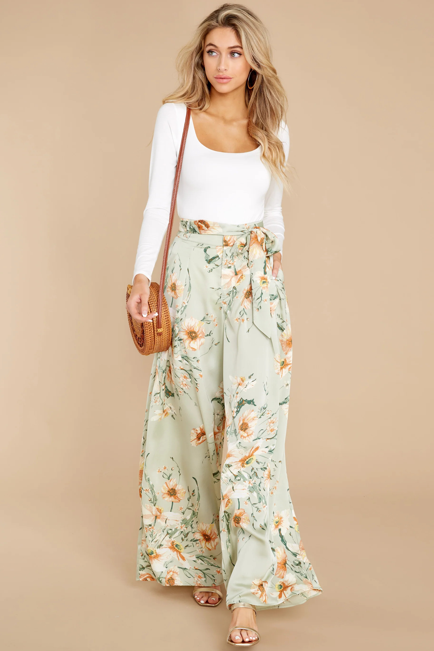 So Effortless White Bodysuit | Red Dress 