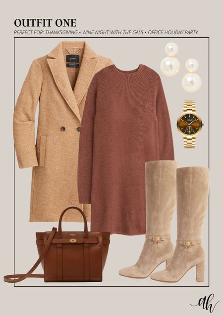 Whether it's Thanksgiving dinner, wine night with the girls, or office holiday party this outfit has it all! Complete with the prefect knee high boot!

#LTKHoliday #LTKstyletip #LTKSeasonal