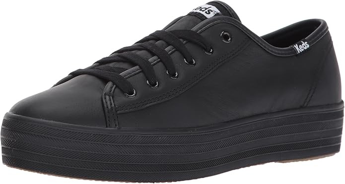 Keds Women's Triple-Kick Leather Sneaker | Amazon (US)