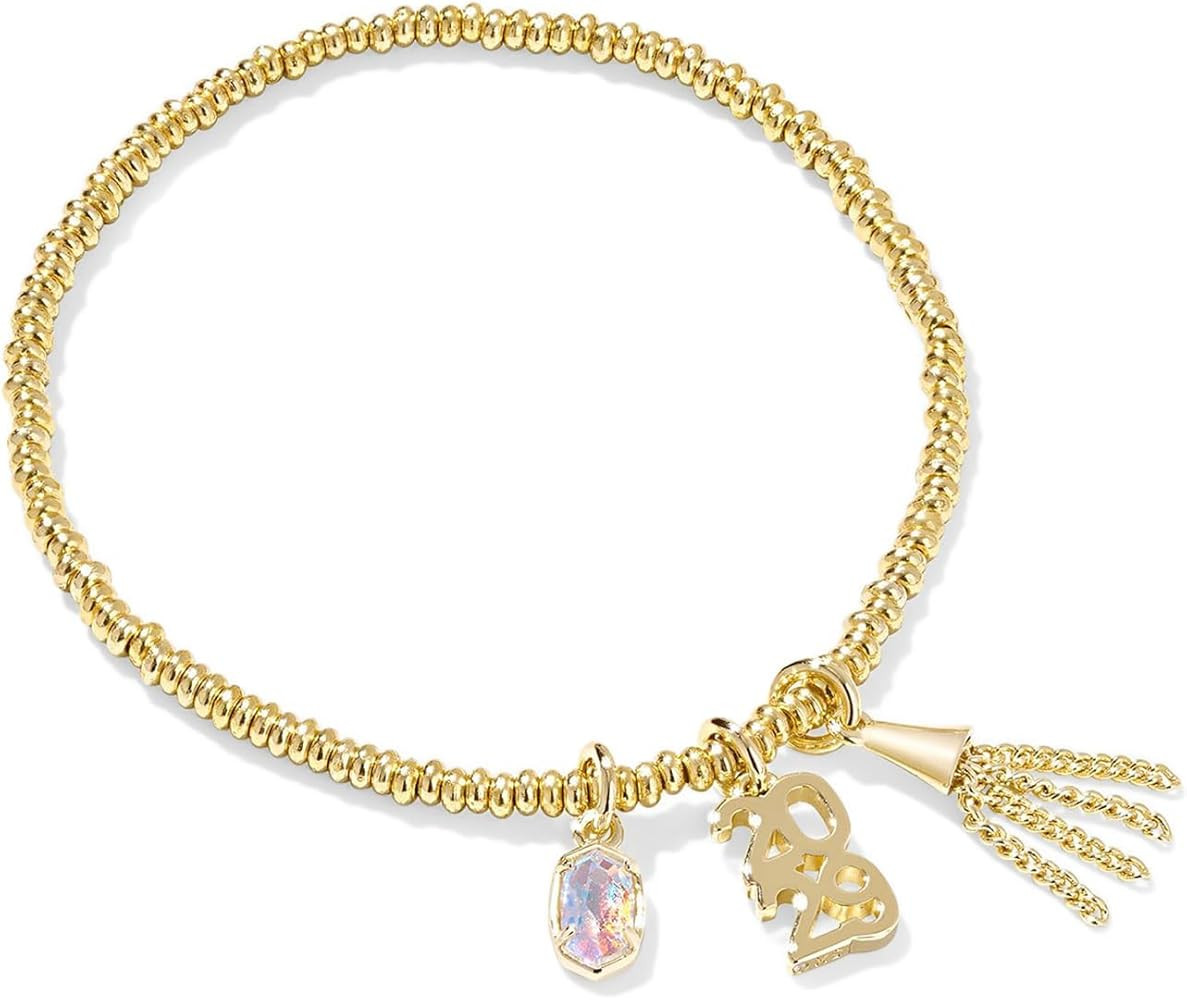 Kendra Scott, Women's, 2029 Graduation Stretch Bracelet, Rhod Dichroic Glass, One Size | Amazon (US)