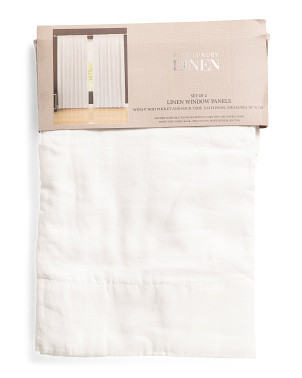 Linen 50x120 2pk Washed Window Panels | Curtains & Window Treatments | Marshalls | Marshalls