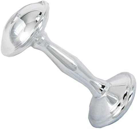 Stephan Baby Silver Plated 4" Keepsake Rattle | Amazon (US)