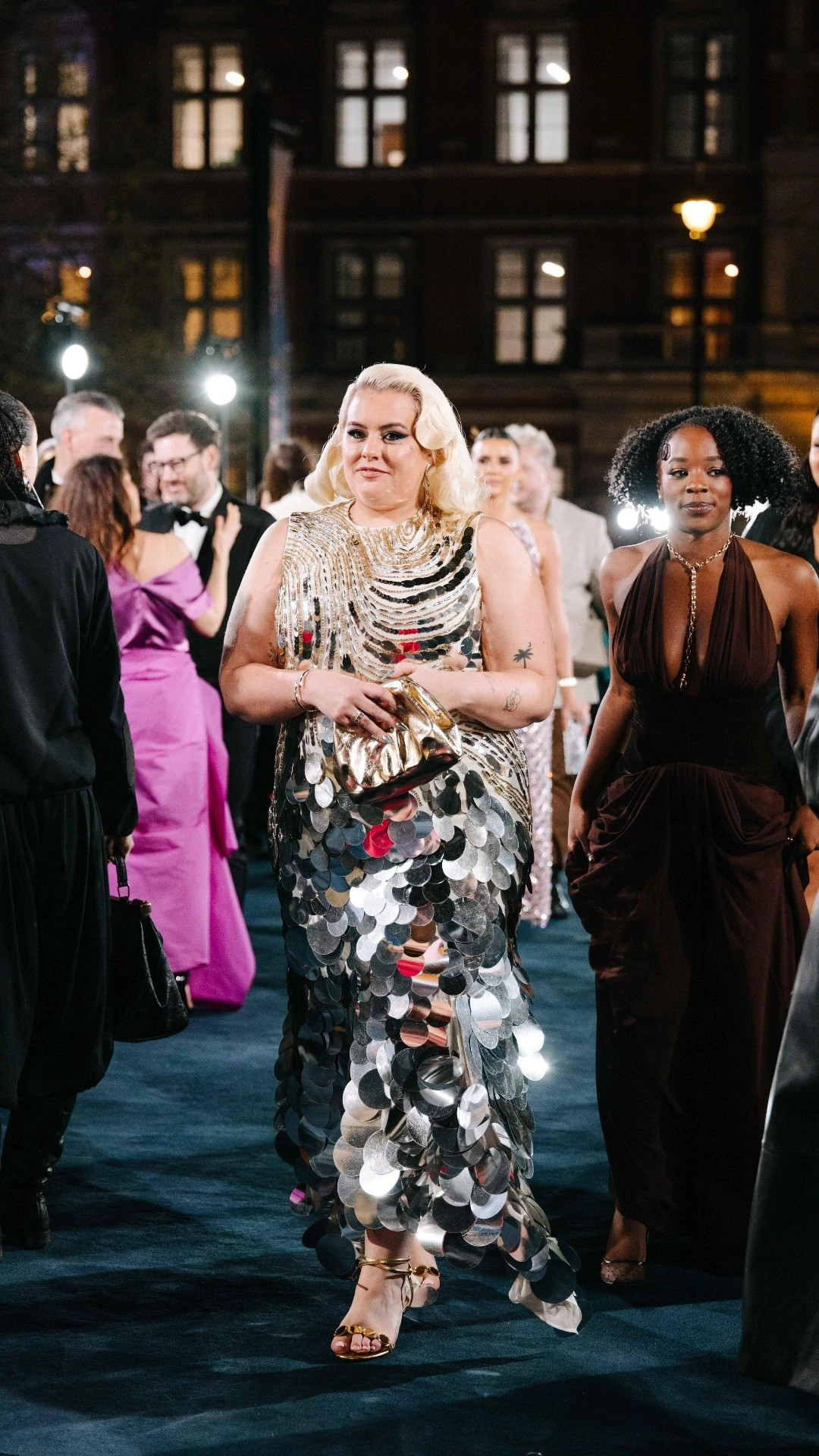 Quite possibly the best party dress you've ever seen! Up to a size UK 30 in plus sizesASOS arrange sequin party festive christmas new year's eve glitz sparkle evening dress 

