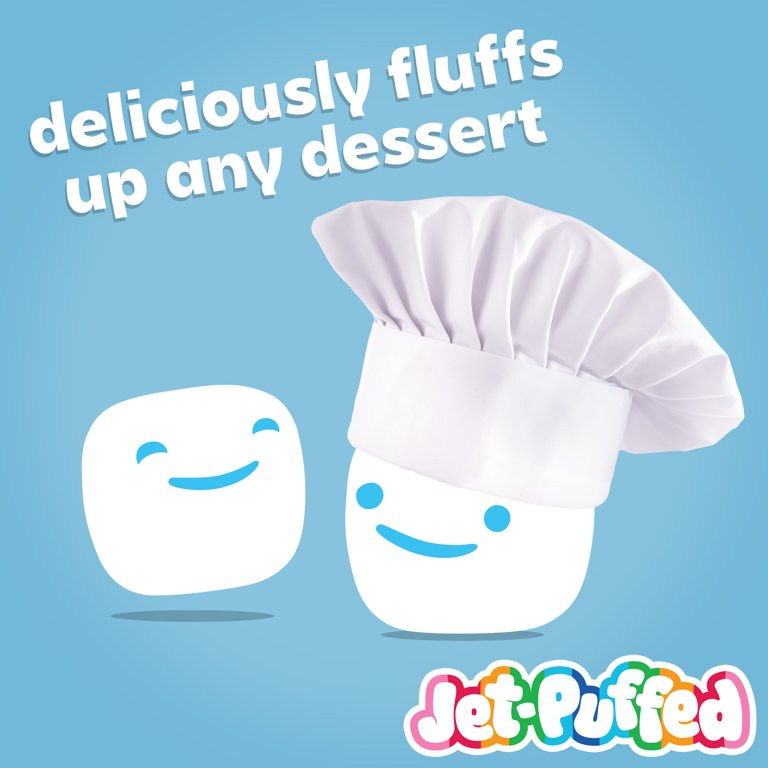 Jet-Puffed S'more Vanilla Marshmallows, 21 oz Bag - Walmart.com | Walmart (US)