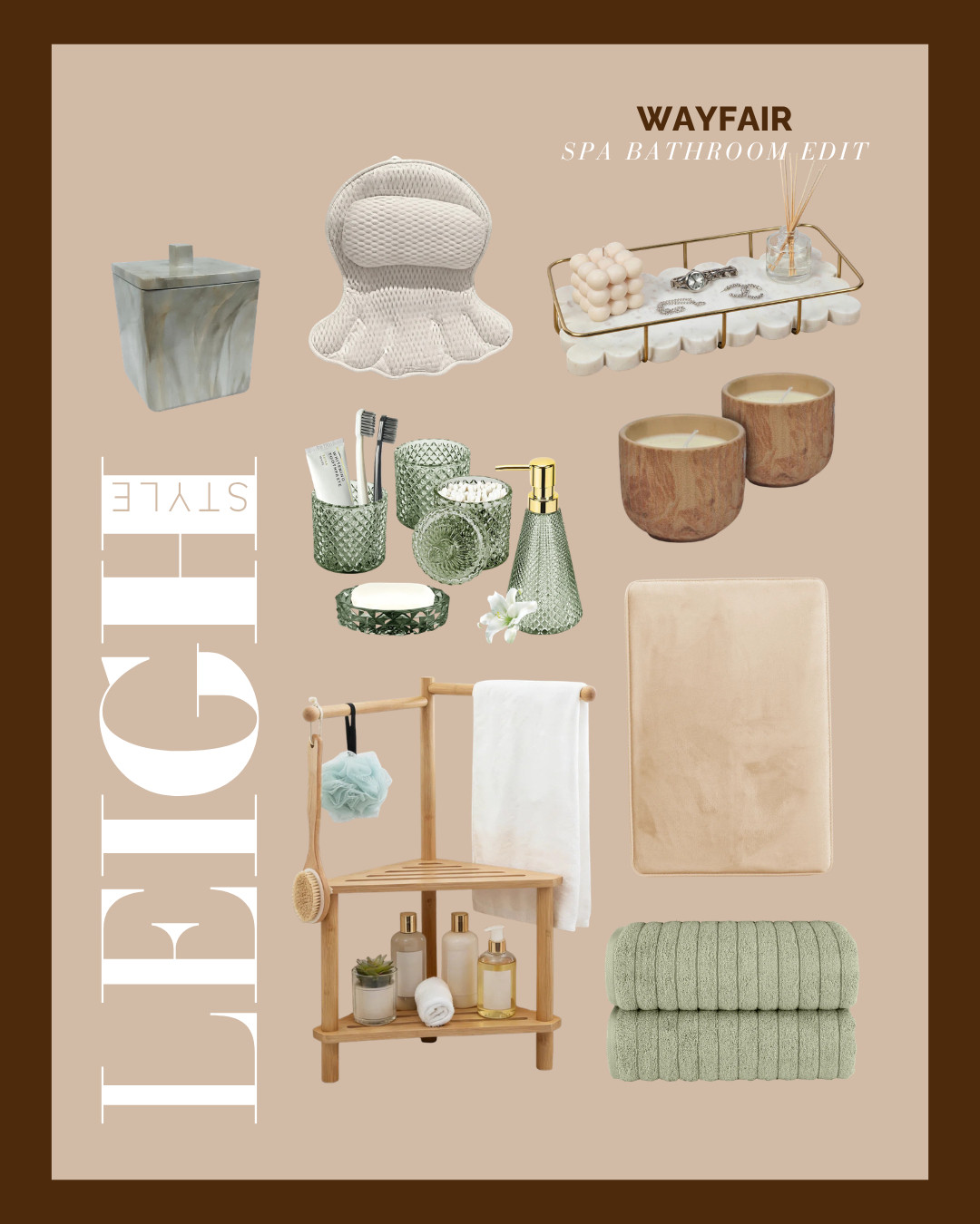Bring the ultimate spa experience home with these beautiful bathroom essentials from Wayfair. 

#WayfairFinds #WayfairStyle #BathroomDesign #HomeSpa #BathroomDecor #InteriorStyling 

 #LTKdayinmylife #LTKHome