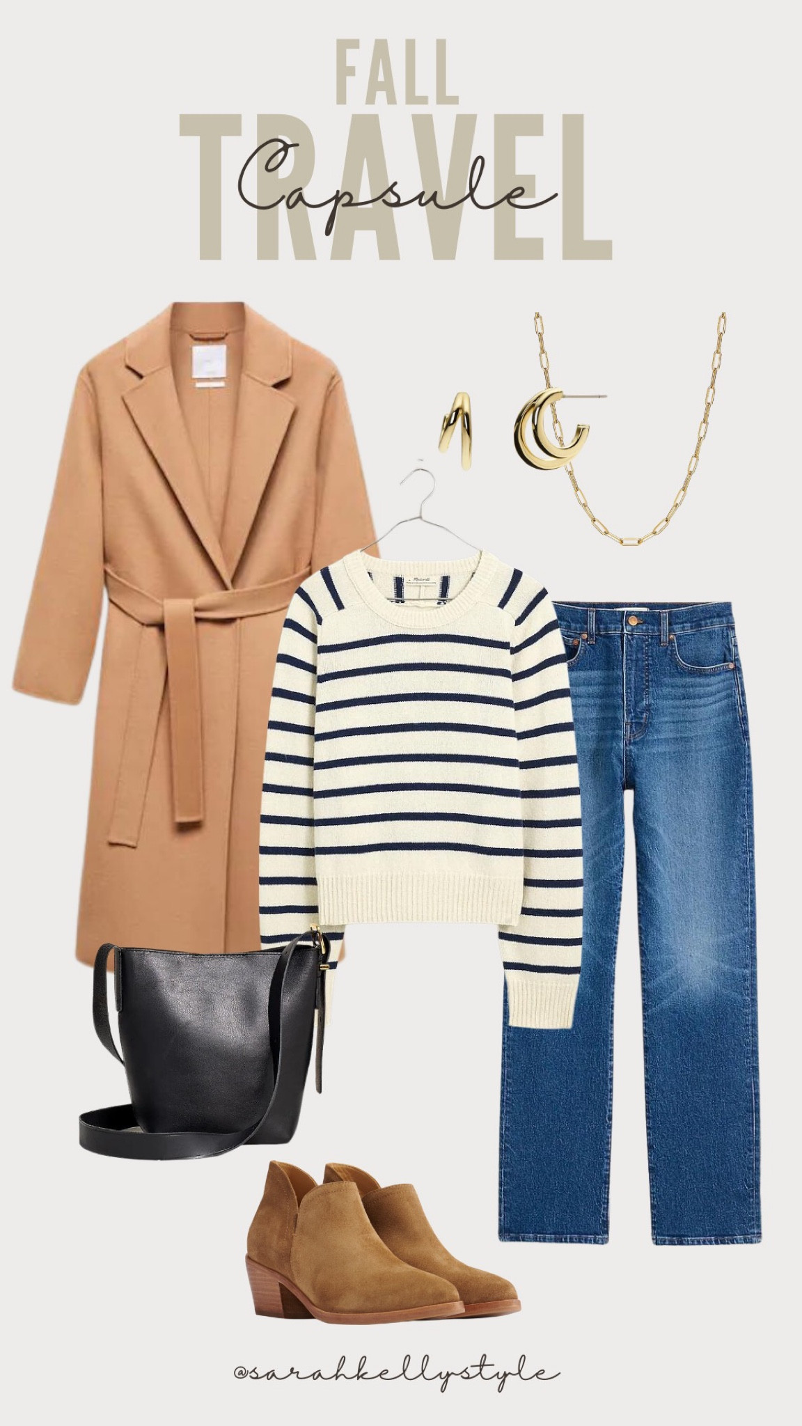 Fall travel capsule, travel outfits, holiday travel essentials, fall outfit, Sarah Kelly Style

#LTKSeasonal #LTKstyletip #LTKtravel