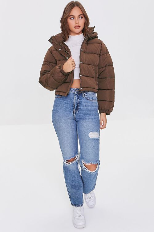 Hooded Puffer Jacket | Forever 21 (US)