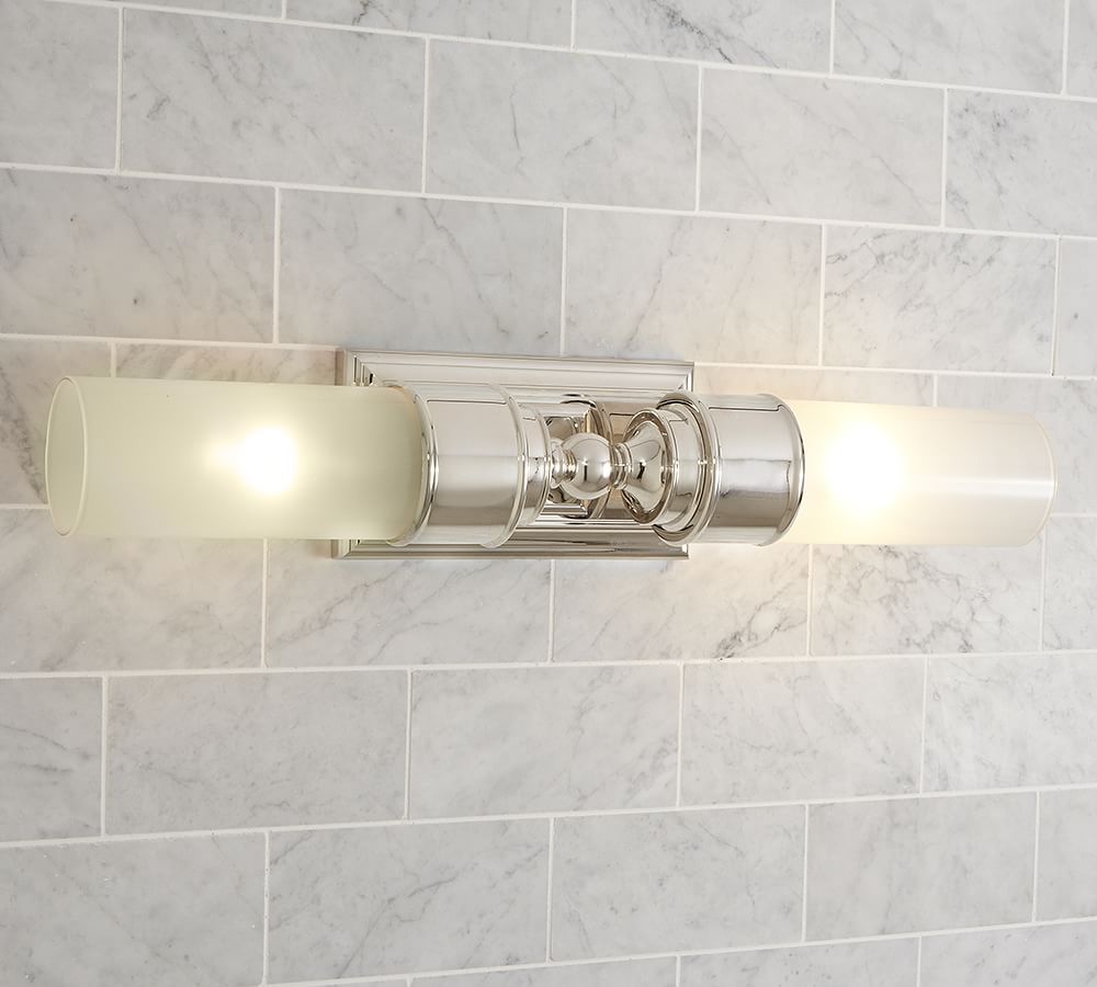 Sussex Double Tube Sconce | Pottery Barn (US)