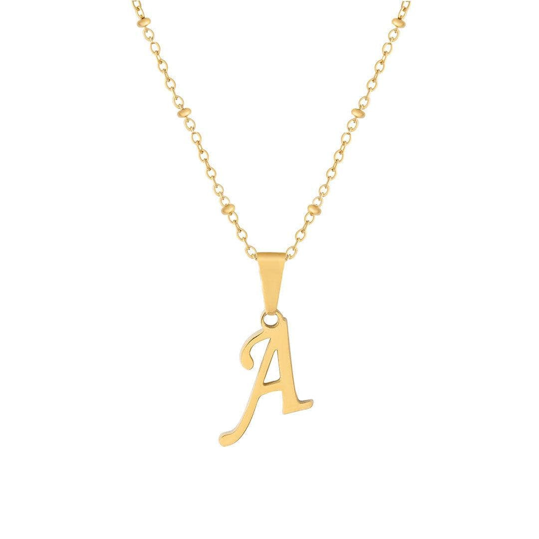 BOHOMOON Hawaii Beaded Initial Necklace | Waterproof & Tarnish Free | Bohomoon UK