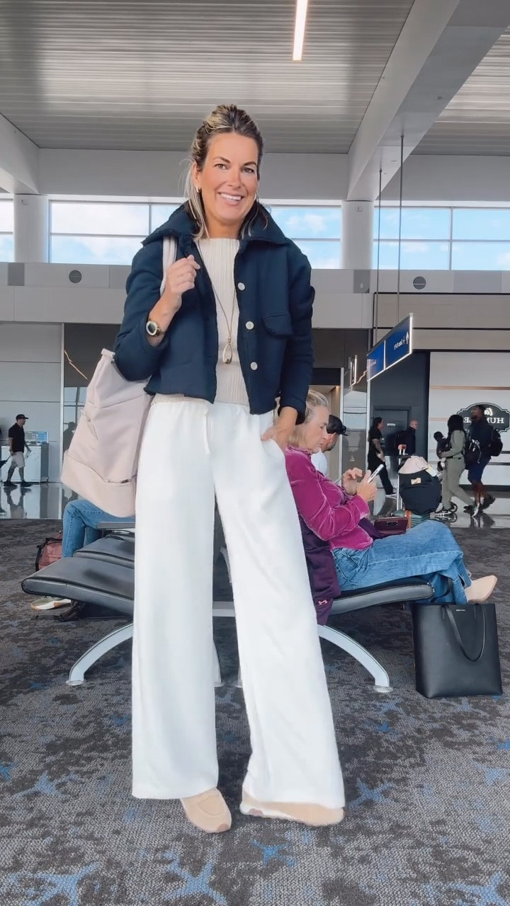 Travel outfit.  Non wrinkle pants in small tall. Sharing a save option.  Small top.

#LTKOver40 #LTKTall #LTKTravel
