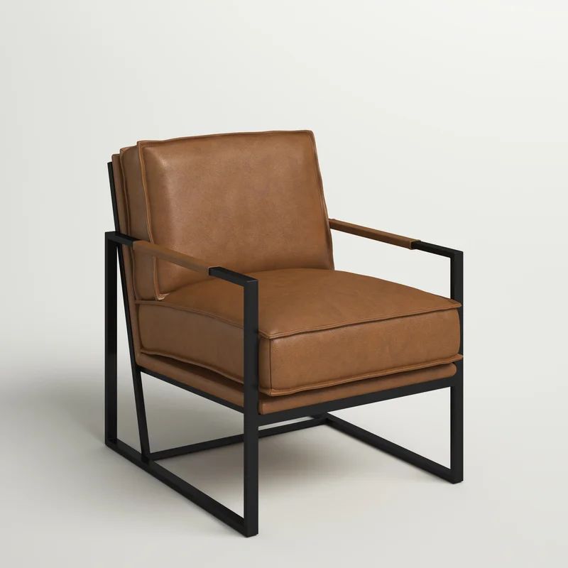 Gaines Leather Armchair | Wayfair North America