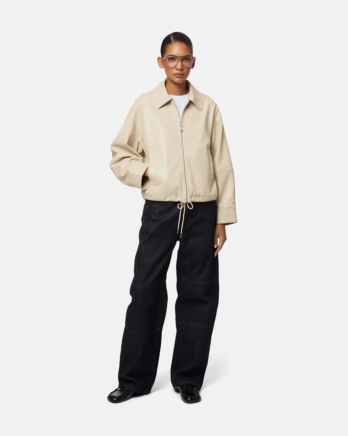 Ada Sans Leather Jacket | Apparis