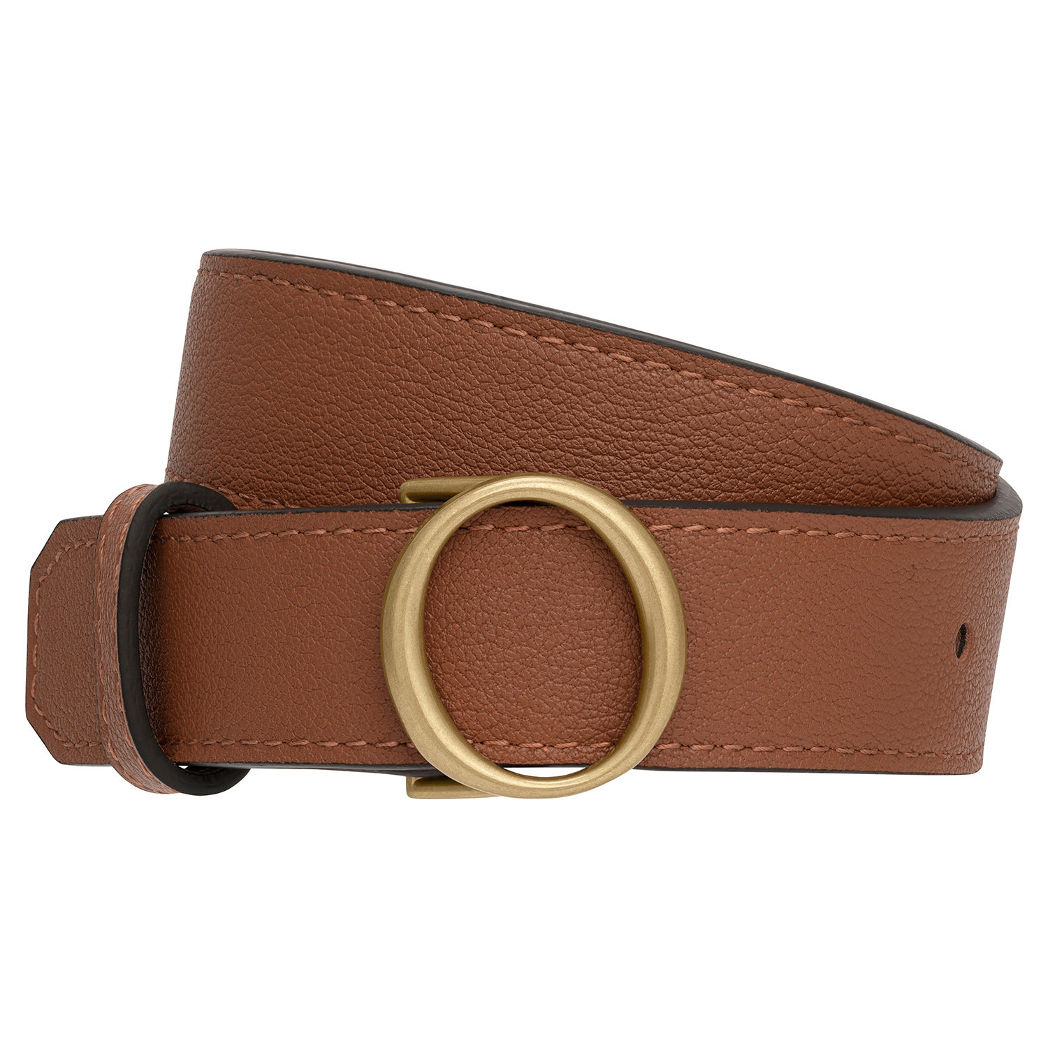 Alexa Narrow Belt - Cognac | Oroton | Oroton