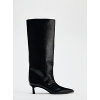 Zara - Kitten Heel Boots In Black - 3 - Woman | Zara UK