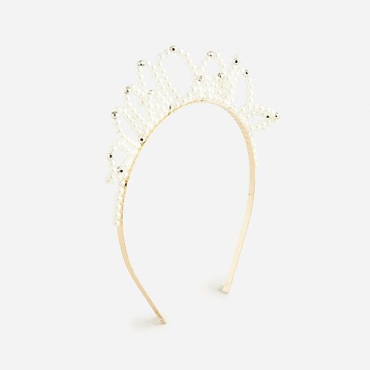 Girls' beaded tiara headband | J.Crew US