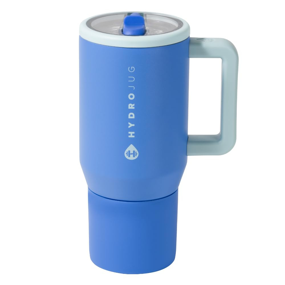 HydroJug Traveler - 20 oz Water Bottle with Handle & Flip Straw - Fits in Cup Holder, Leak Resist... | Amazon (US)