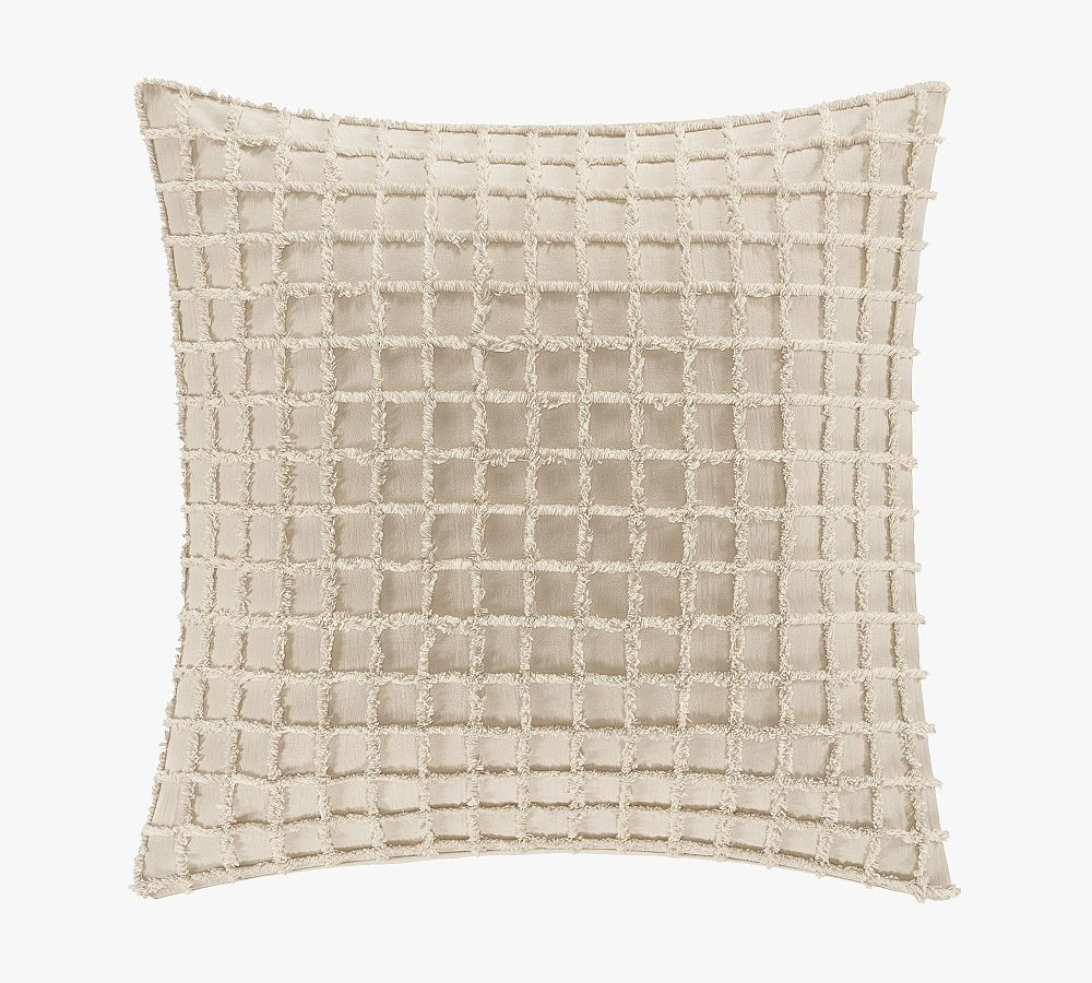 Arlette Cotton Textured Throw Pillow | Pottery Barn (US)