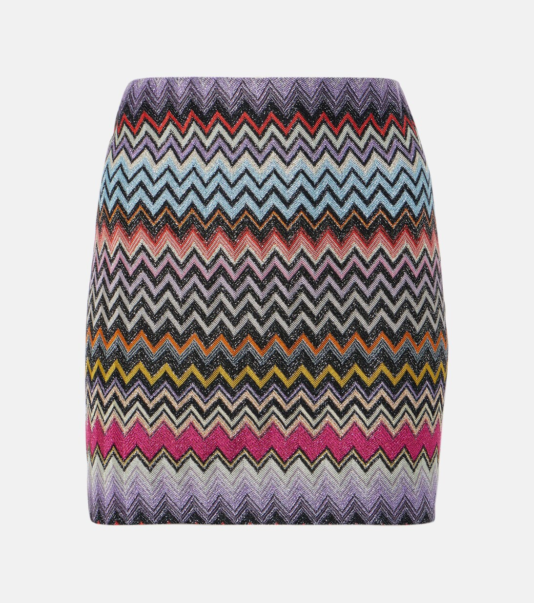 Zig Zag lamé miniskirt | Mytheresa (US/CA)