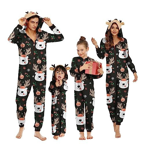 Neufigr Family Christmas Pajamas Matching Sets, Xmas PJs Mathching Set, Holiday Family Sleepwear Sets Long Sleeves and Pants Outfits(E1004596) | Amazon (US)