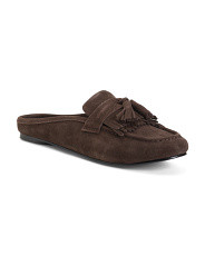 Suede Arlys Backless Tassel Loafers With Kiltie Fringe | Women's Shoes | Marshalls | Marshalls