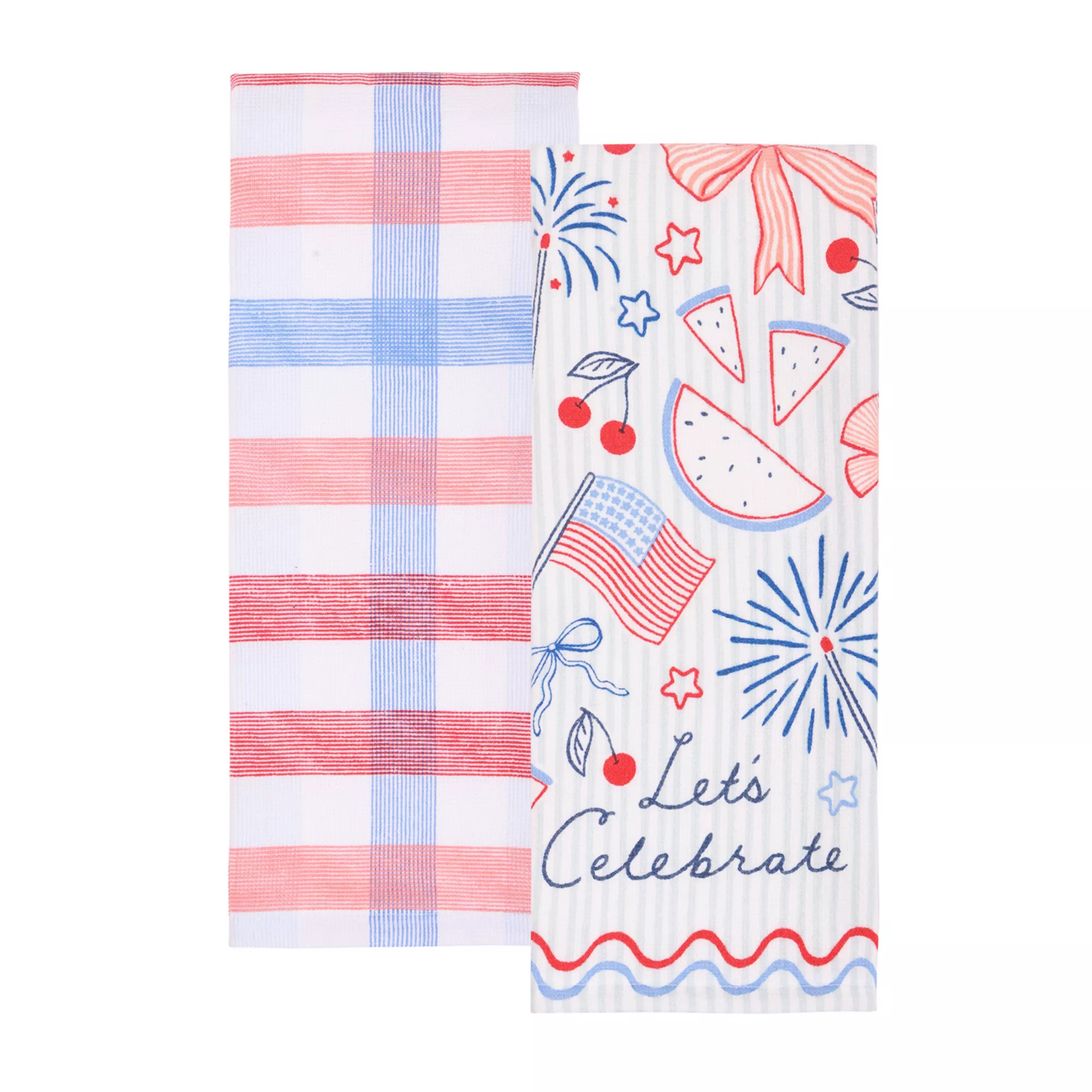 Celebrate Together™ Americana 2-pk. 4th of July Fun Kitchen Towels | Kohl's