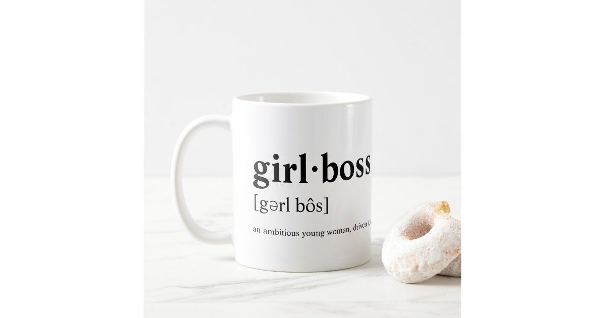 Girlboss - Dictionary meaning Coffee Mug | Zazzle.com | Zazzle