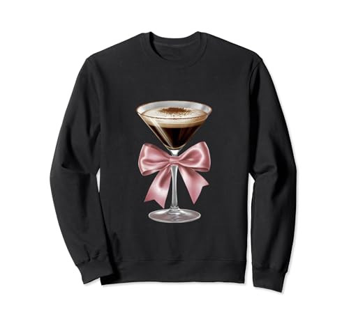 Espresso Martini Pink Bow Creamy Vodka Coffee Espresso Sweatshirt | Amazon (US)