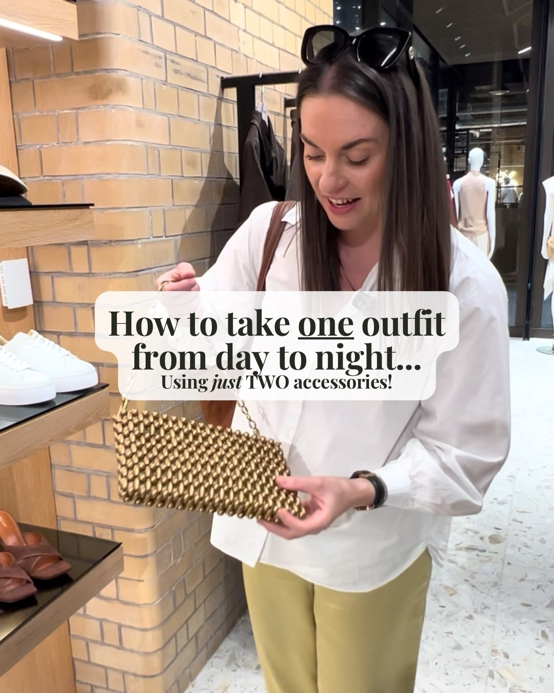 One outfit, two simple accessory swaps, and you are ready to go from day to night! 💃🏻

I spotted these fabulous @reiss heels and bag while shopping at @batterseapwrstn and immediately knew they would transform the outfit I was already wearing.

The right accessories can completely change the mood of an outfit, helping the pieces in your wardrobe work harder, and taking you effortlessly from a busy day in the office, to a more sophisticated evening of dinner or drinks.

This goes to show that styling isn’t always about buying more clothes, sometimes, it’s simply knowing how to elevate what you already have.

Give this a go yourself: Choose one daytime outfit from your wardrobe and see how you can transform it by changing only your bag and shoes. Let me know in the comments how you get on!

Louise x

#daytonightstyle #accessorystyling #personalstylistlondon #personalshoppinglondon #outfitinspiration

#LTKuk #LTKautumn #LTKFashionMonth