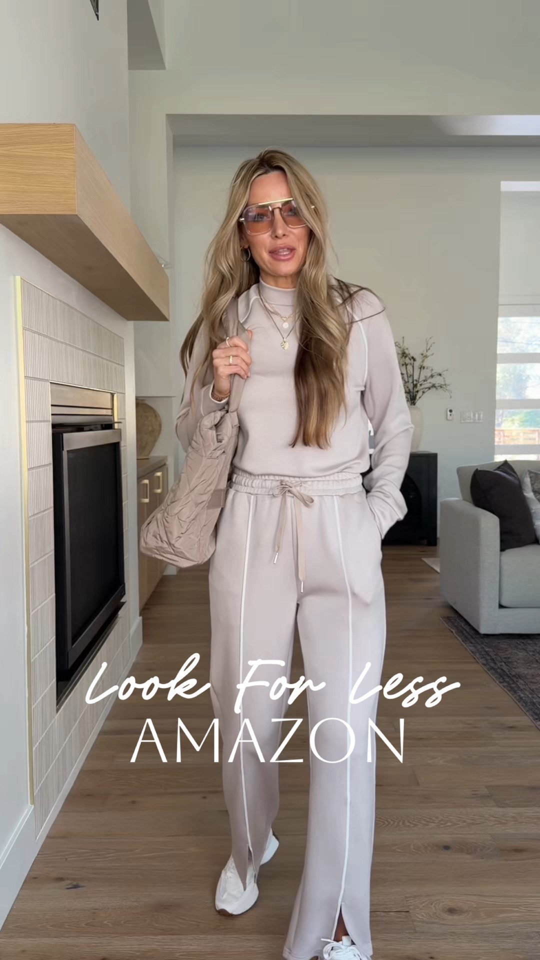 Amazon finds that look straight out of Aritzia—but without the price tag. 
Comment AMAZON and I’ll send you all the details 

This elevated neutral two-piece set is soft, flattering, and perfect for everyday errands, travel days, or casual coffee runs. Easy, comfy, and effortlessly chic—this is affordable loungewear done right.

#AmazonFashion #NeutralChic #AffordableOutfits #ElevatedBasics #LookForLess