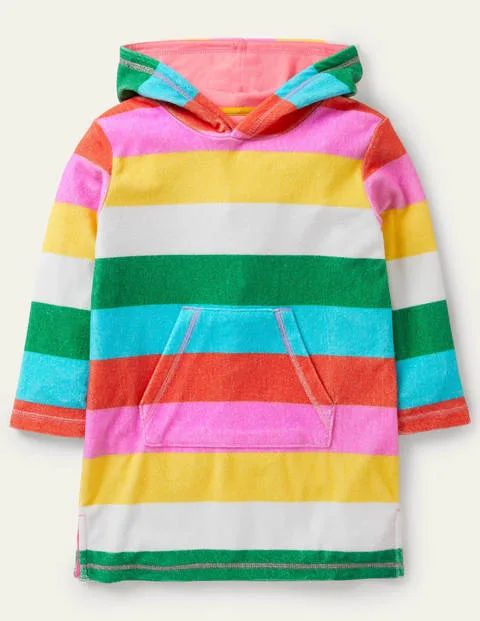 Pattern Towelling Beach Dress - Multi Rainbow | Boden US | Boden (US)