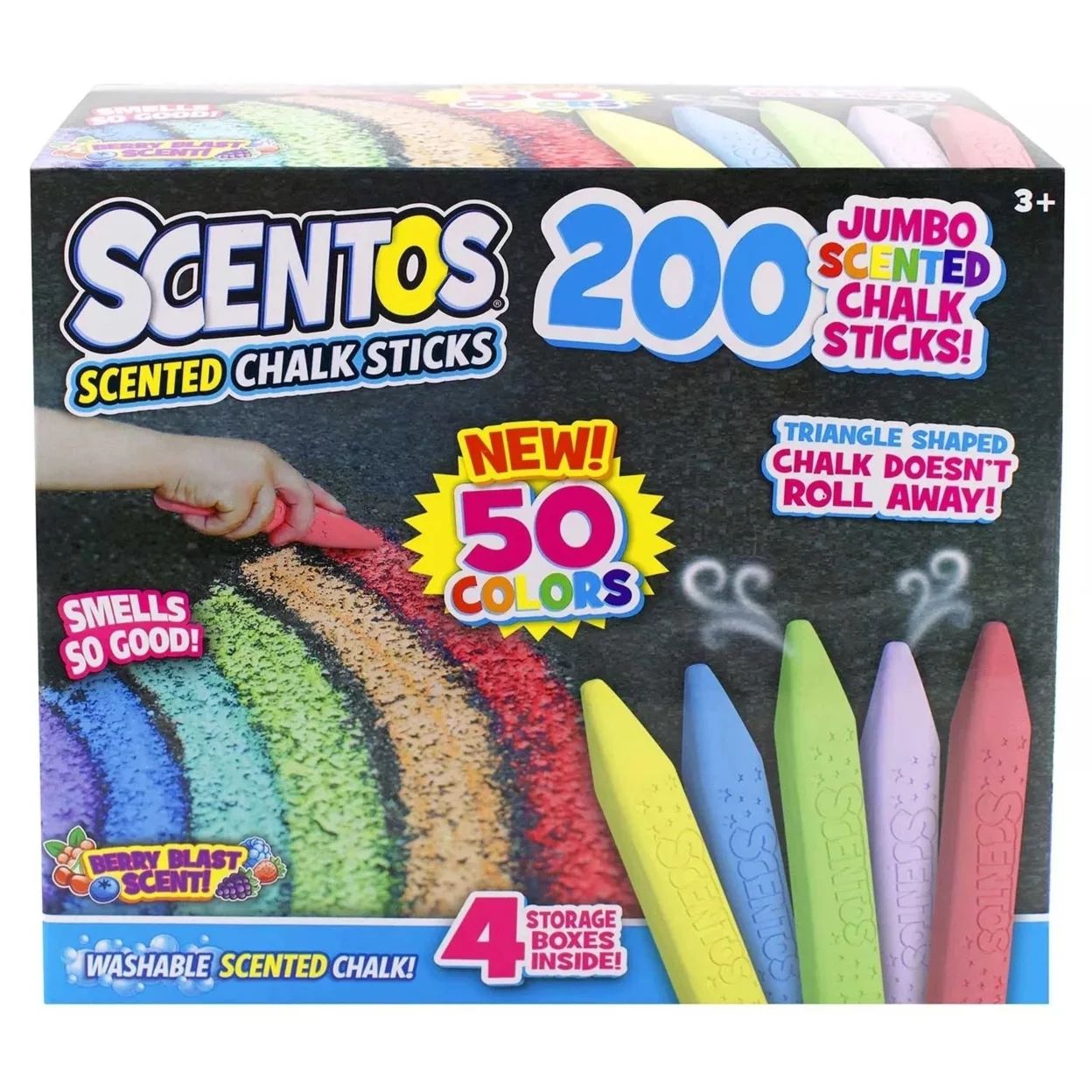 Scentos Scented Bold Chalk Pack (200 Count) | Walmart (US)