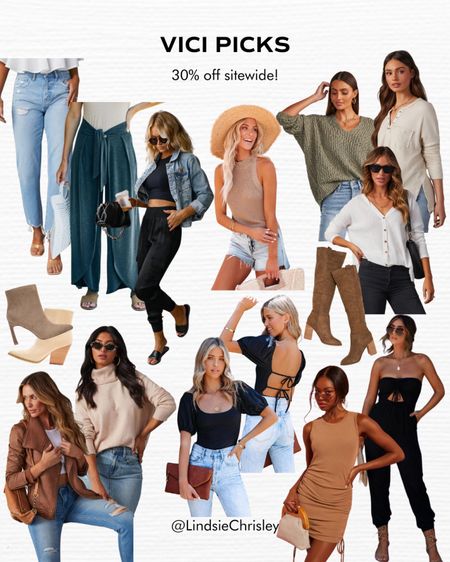 So thankful Vici is on sale because I am obsessed with with the options for outfits! Sweaters, bodysuits, booties, boots, I cannot wait. The quality and comfort is also superior which I love also. #style #falloutfit #styleinspo #fallfits #basics 

#LTKsalealert #LTKSeasonal #LTKSale