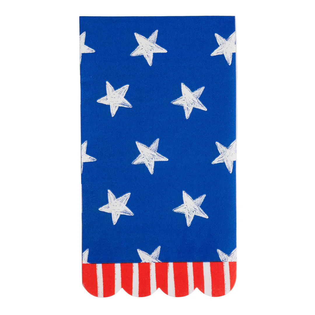 Blue Stars Paper Dinner Napkin | My Mind's Eye