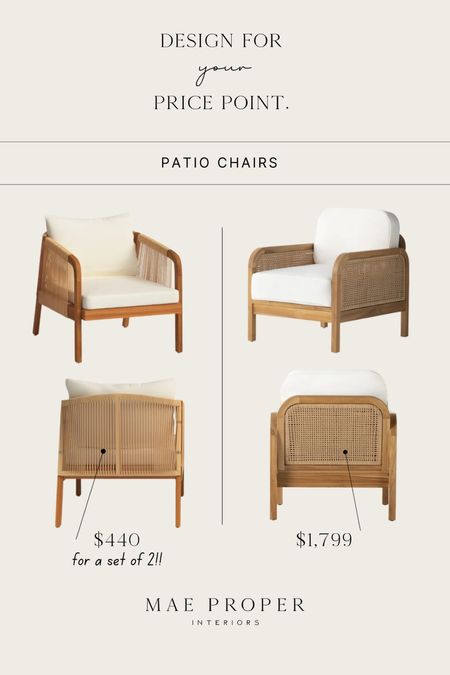 Design For You: Patio Chairs

#LTKSeasonal #LTKFind #LTKhome