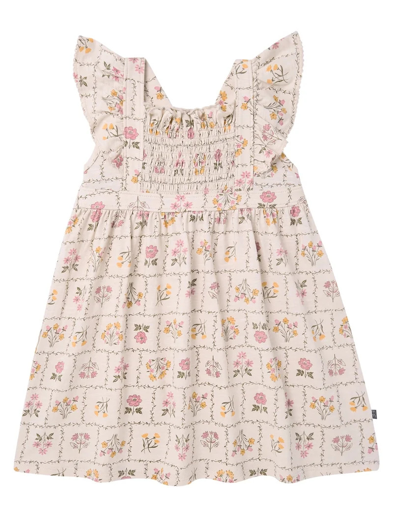 Modern Moments by Gerber Toddler Girl Smocked Pinafore Dress, Sizes 12 Months - 5T | Walmart (US)