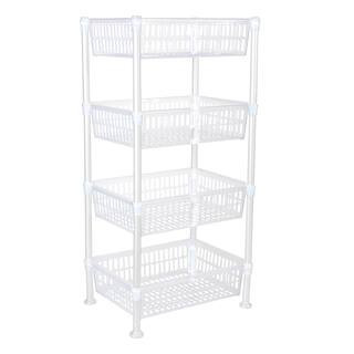 Kitchen Details White 4-Tier Slim Shelf | 15.55" x 11.81" x 31.5" | Michaels® | Michaels Stores