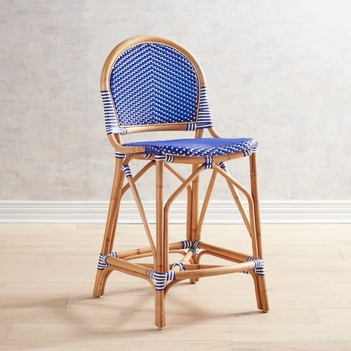 Juliane Navy Cafe Counter Stool | Pier 1 Imports
