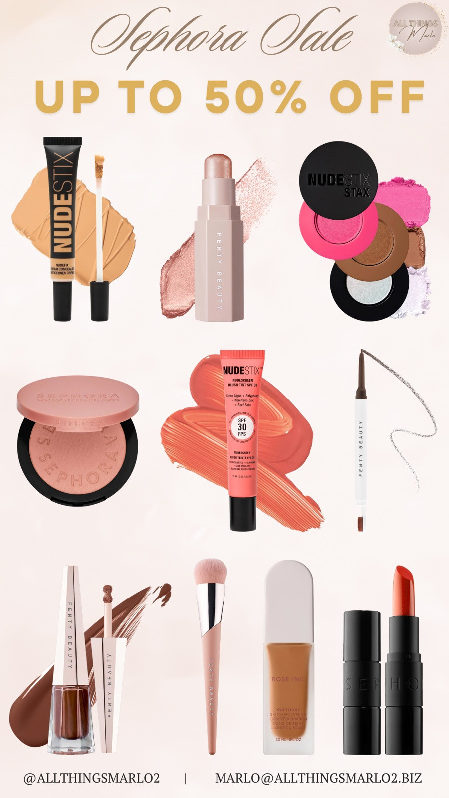 Sephora sale up to 50% off. 

 #LTKselfcare #LTKSaleAlert #LTKBeauty
