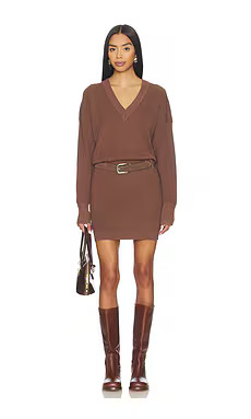 SOVERE Venice Sweater Dress in Mocha from Revolve.com | Revolve Clothing (Global)