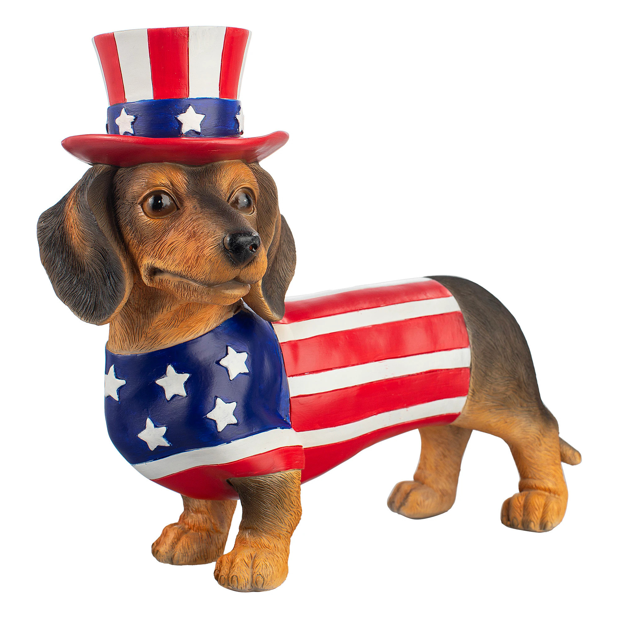 Holiday Living Indoor Free standing Dachshund Dog 4th of July Decor one_size | IAPT-015 | Lowe's