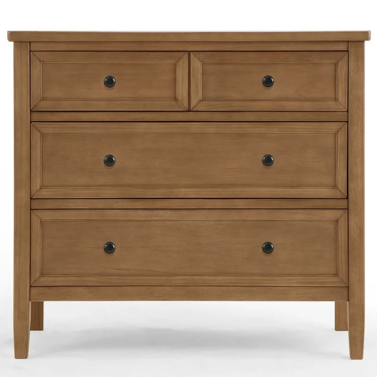 Delta Children Epic 3 Drawer Dresser with Interlocking Drawers, Chestnut | Walmart (US)