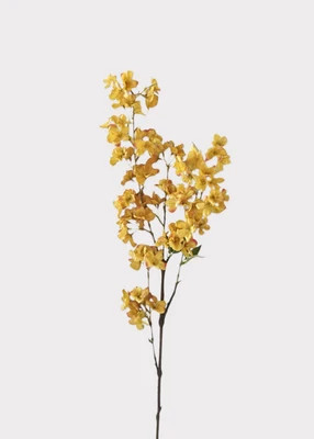 Fake Cherry Blossom Branch in Golden Yellow - 42" | Afloral