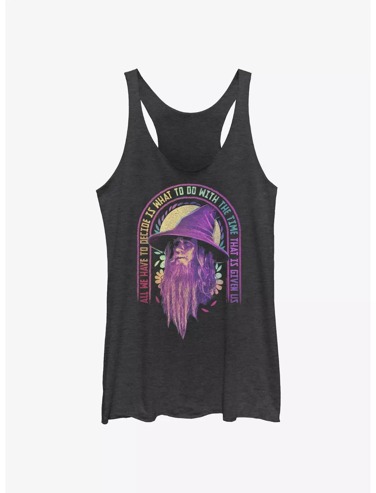The Lord of the Rings Gandalf Decide With Time Womens Tank Top | BoxLunch