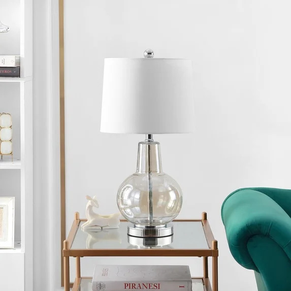 SAFAVIEH Atlas Modern Rustic 24 in. H Table Lamp, Luster Glass | Walmart (US)