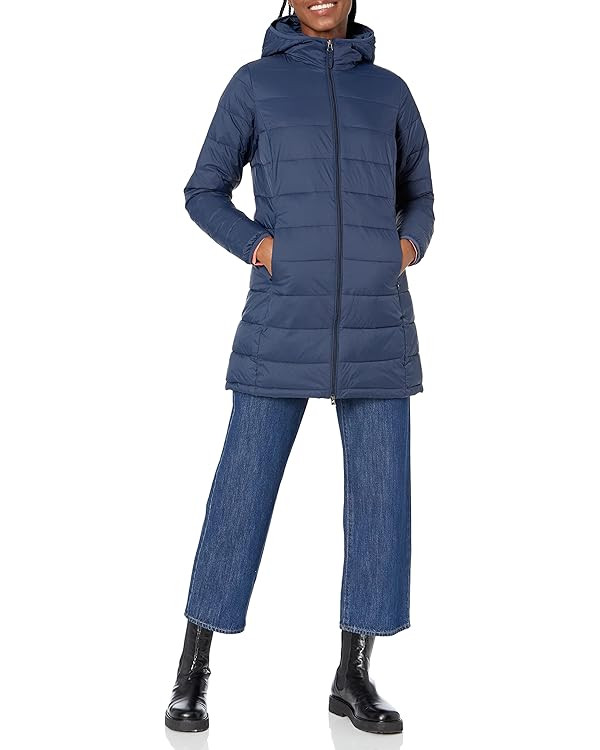 Amazon Essentials Women's Lightweight Water-Resistant Hooded Puffer Coat (Available in Plus Size) | Amazon (US)