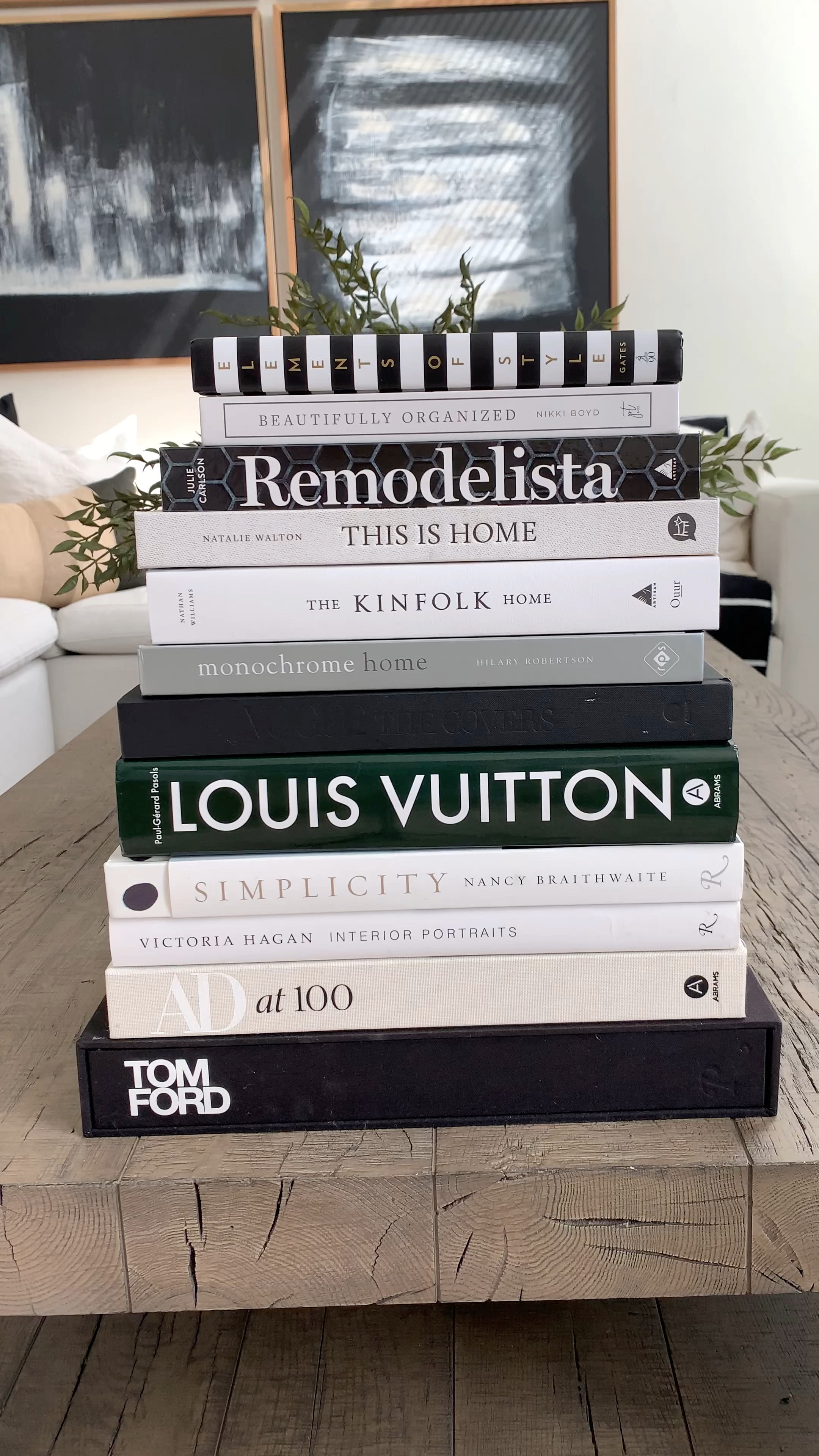 Coffee Table Books

Follow @devinhdecor on TikTok and Instagram for daily decor tips, finds and inspiration. 

Coffee table styling, coffee table books, coffee table decor, cabinet styling, console styling, console decor, living room decor, dining room decor, entryway decor, decorative books, home decor inspo, #coffeetablebooks, #coffeetablestyling, #livingroomdecor

#LTKunder100 #LTKhome